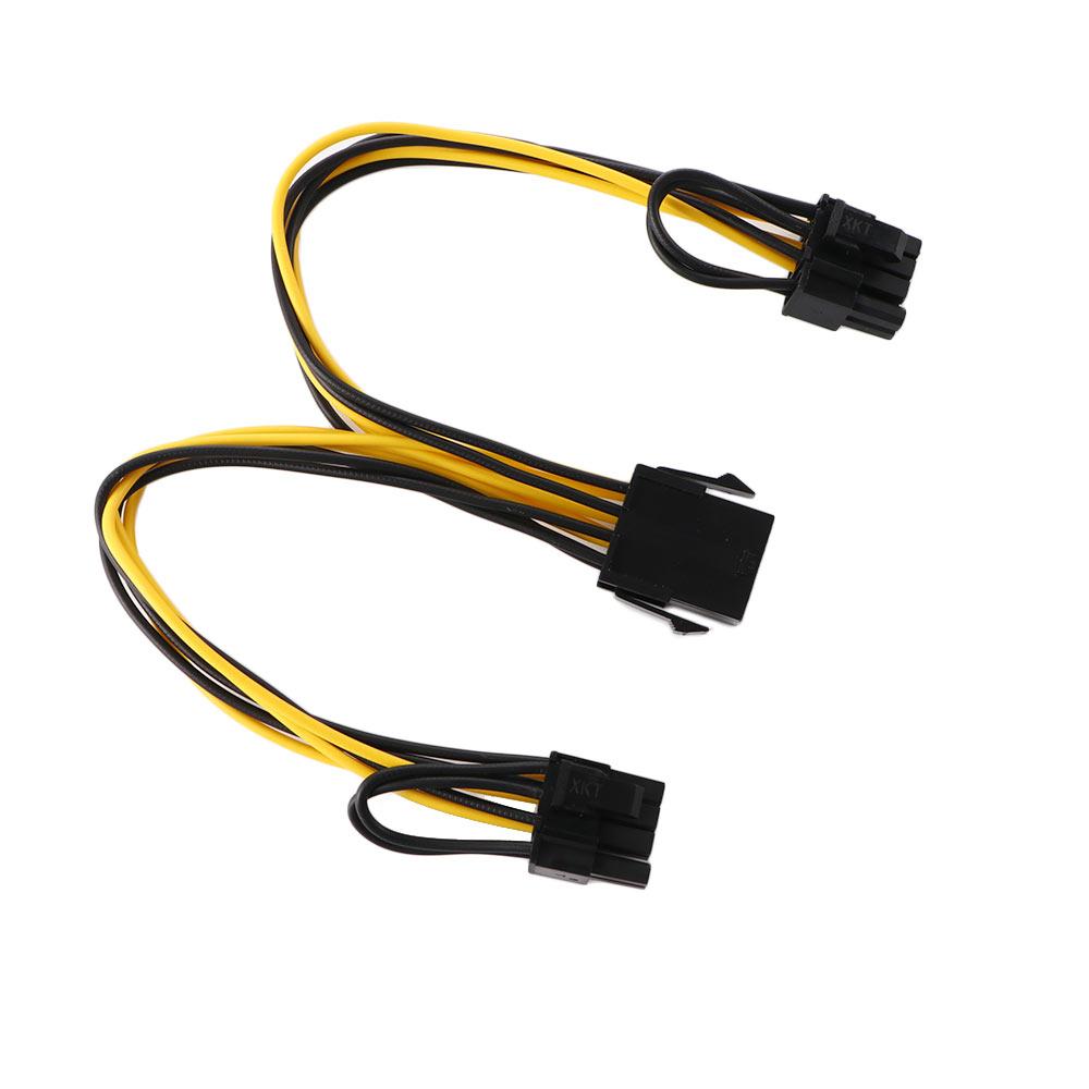 Power Cable EPS CPU 8Pin To Dual 8Pin GPU Splitter Cable Graphics Card Cable 8Pin To Dual 6+2pin