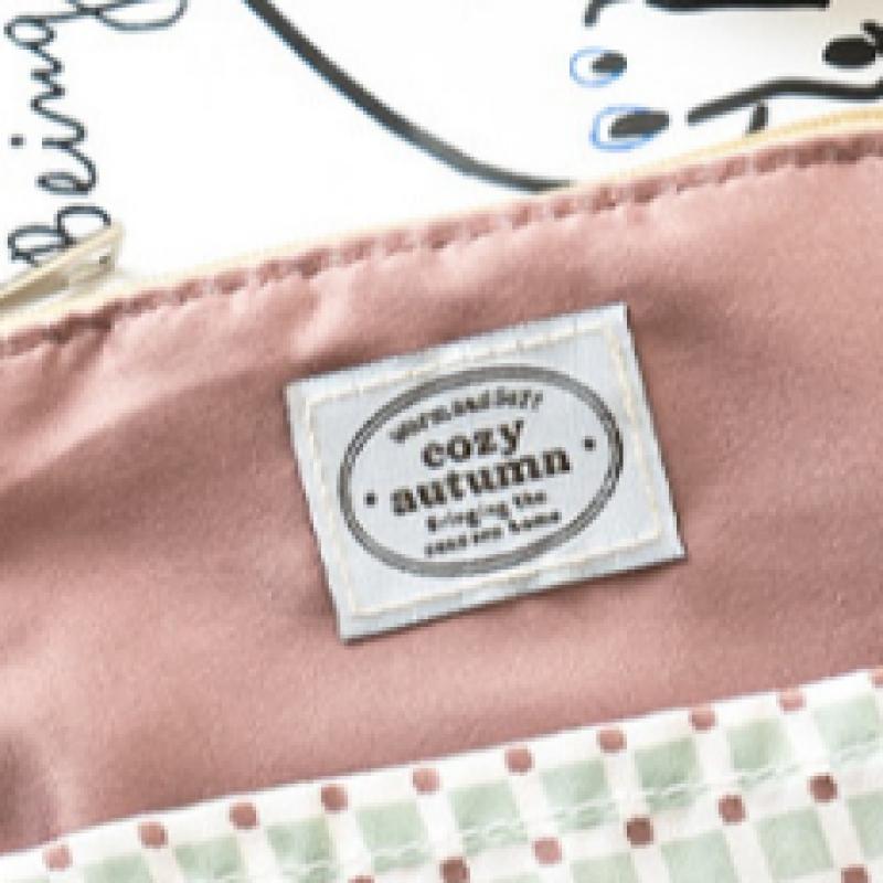 Daiso Cosy Term Front Pocket Pouch Mint