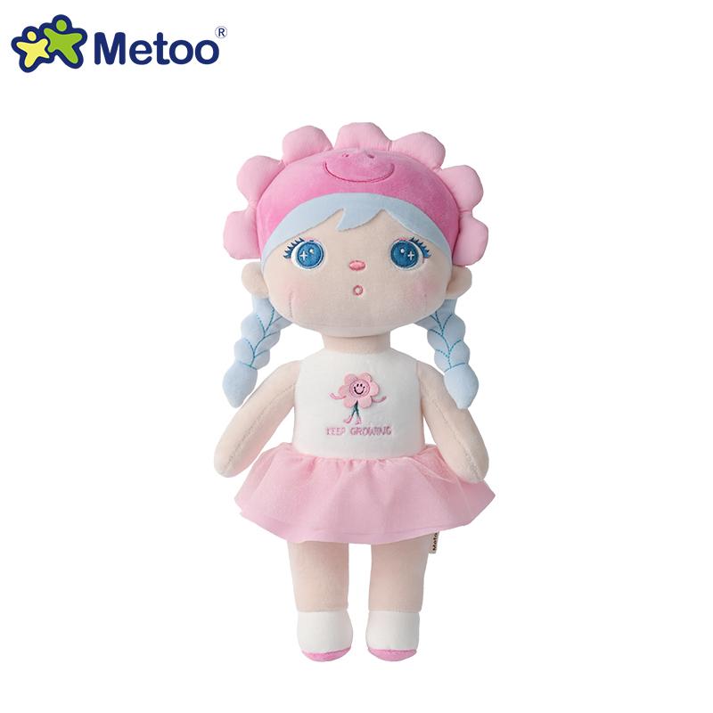 Non-Toxic Original Metoo New Cartoon Garden Baby Cute Dollflower Pattern Hug Plush Soft Toy For Children Birthday Gift For Kids
