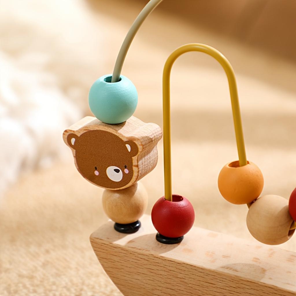 Educational Beaded Toys, Fine Motor Skills, Coordination, Counting And Shape Learning, Hand Eye Coordination Educational Toys