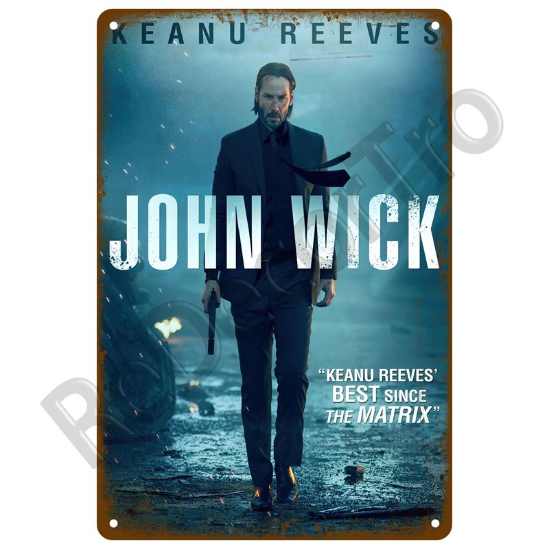 HD Tin Sign Vintage Classic Movie Poster Wall Decor  Retro Iconic Film Metal Poster for Home Theater Man Cave Bar Decor