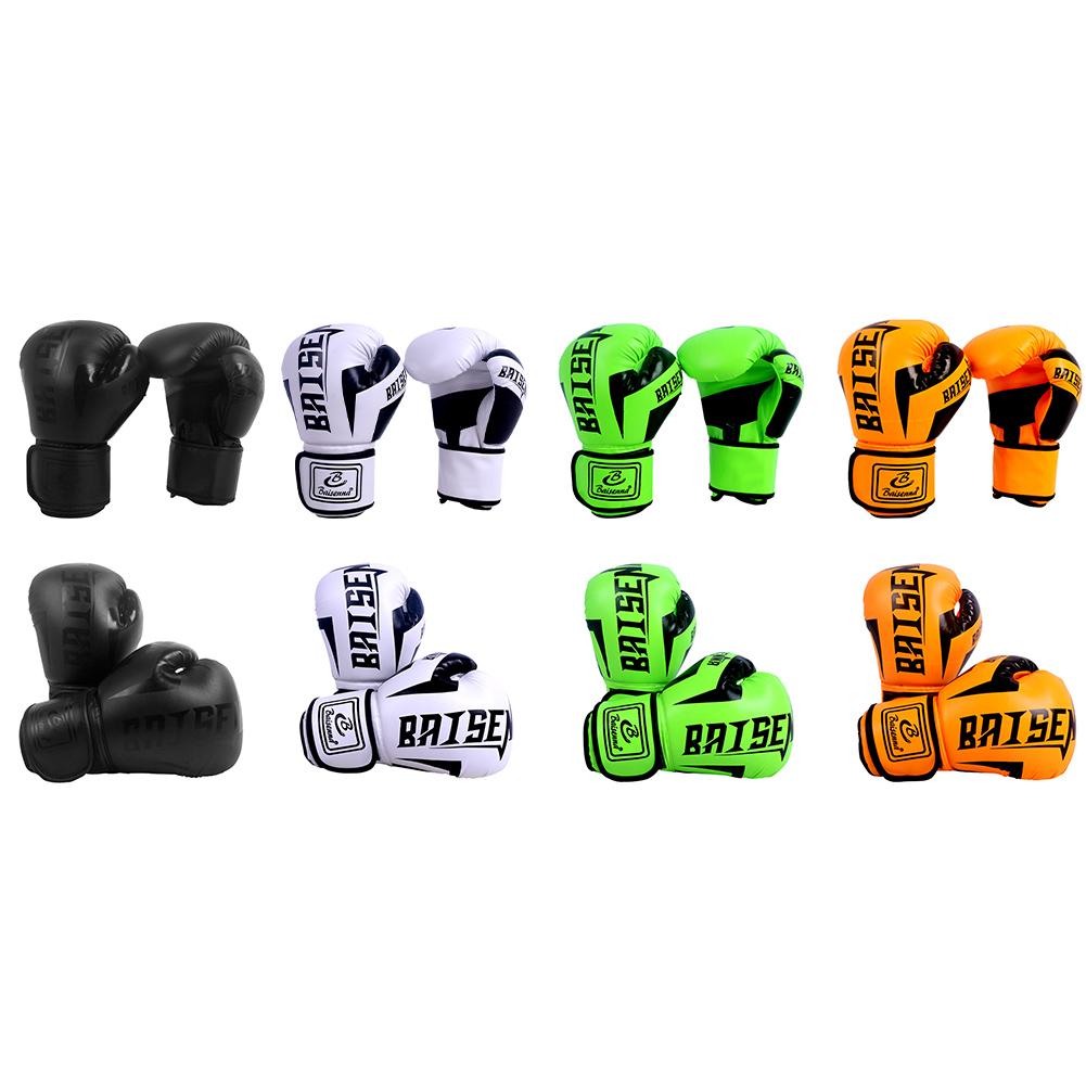 PU Boxing Training Gloves Wearable Hand Protective Gloves Tear Resistant Breathable  One Time Forming for Adult Children
