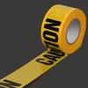 10M Halloween Caution Tape Yellow Hazard Warning Safety Line Outdoor Decoration Prop For Yard And Garden Party Setup