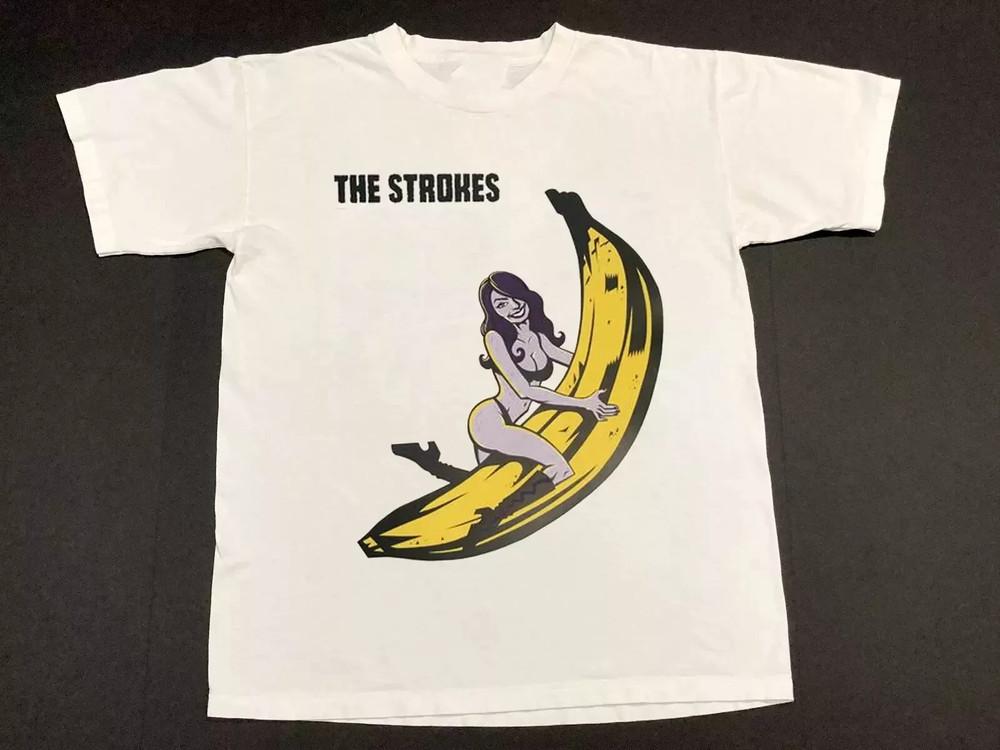 The Strokes Short Sleeve White S-2345XL Men T-Shirt Unisex T-Shirt XXXXL