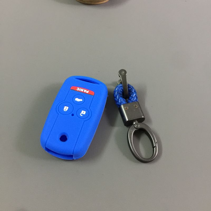 2 3 4 Button Silicone Car Key Cover Case Protect Skin Bag For Honda Accord Crv Hrv Civi Ix Crosstour Acura Odyssey Fit City Jazz
