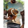 Men's T-Shirt Funny Fruit 3D Print Unisex Short Sleeve Cute Round Neck Pullover Tops Trend Streetwear Comfortable Men's Clothing