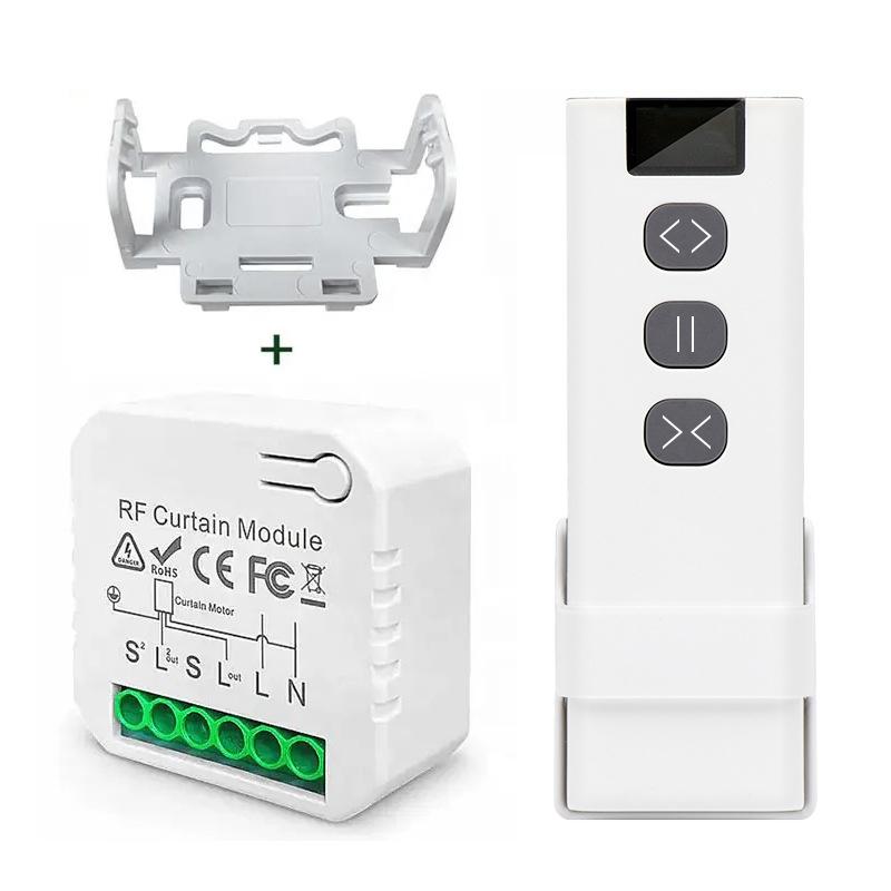Wifi Rf Smart Curtain Switch Module With Remote Timer Control Scene Linkage For Smart Home Use