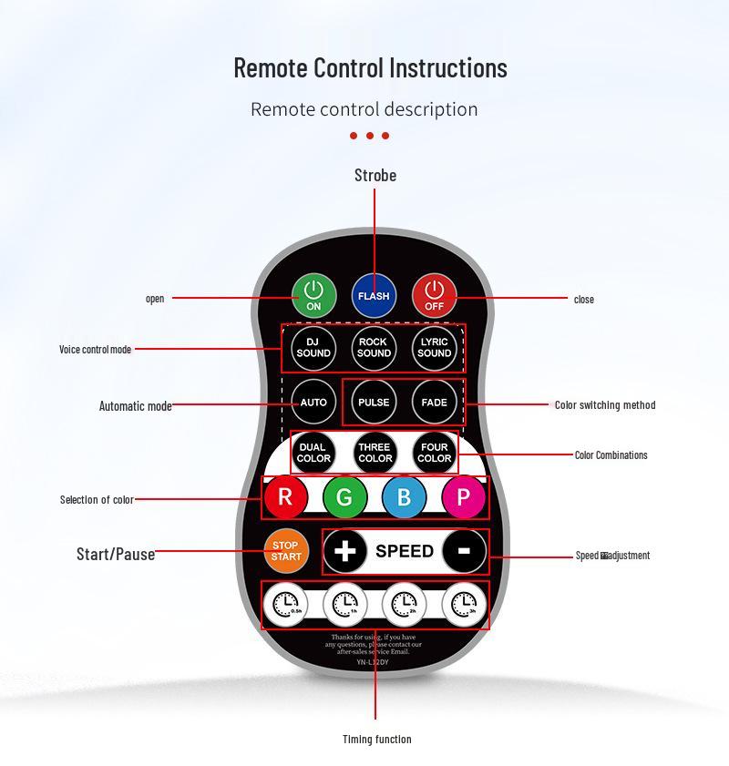 Rotating Colorful LED Crystal Disco Ball Stage Light