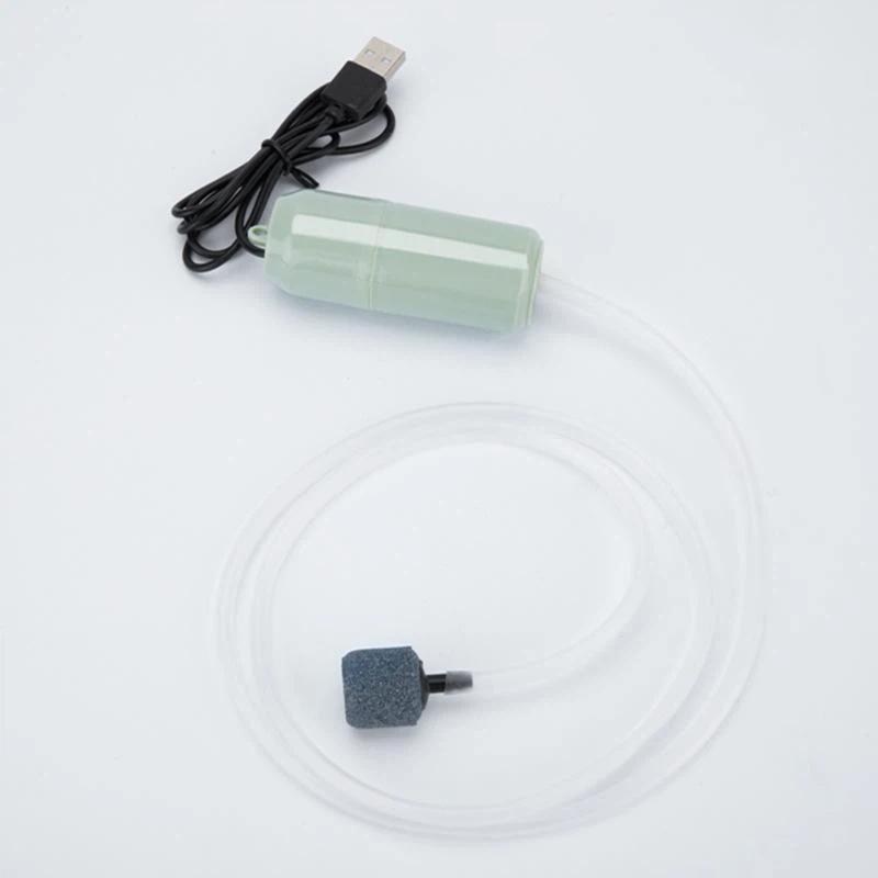 Aerator Fish Breeding Air Pump Silent Portable Aquarium Fish Tank Portable Mini Usb Oxygen Pump