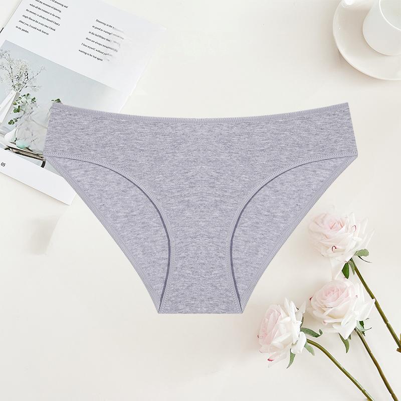 FINETOO 1Pcs S-XL Cotton Lingerie Panties Women Underwear Sexy Femme Underwear Women's Underpant Panty 8 Solid Color Briefs