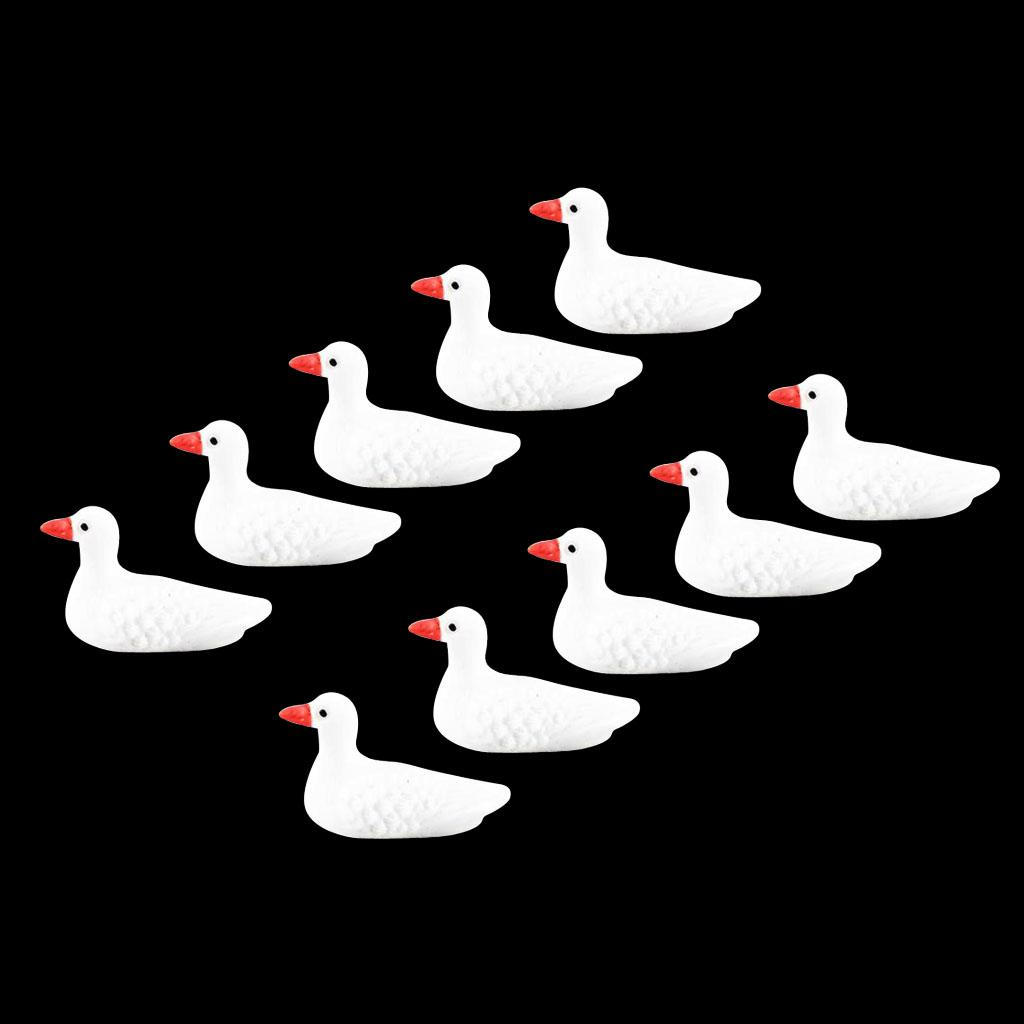 Resin Set of 10 Dolls Seagull Craft Decorations