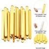 100/10pcs Acrylic DIY Popsicle Sticks Transparent Gold Popstick for Ice Cream Cakesicle Candy Creamsicle Mould Party Decor Gifts