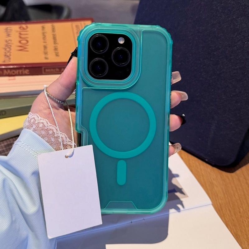 Matte Wireless Charging Magsafe Phone Case For For Iphone 11 12 13 14 15 16 Plus Magnetic Shockproof Bumper Cases Cover