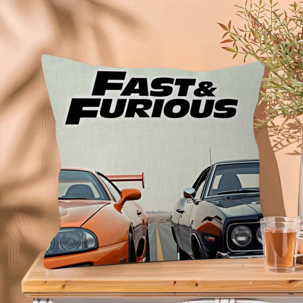 Classic Adventure Crime Movie Fast  Furious Cushion Cover  Cm Polyester Sofa Cushions Decorative Throw Pillows