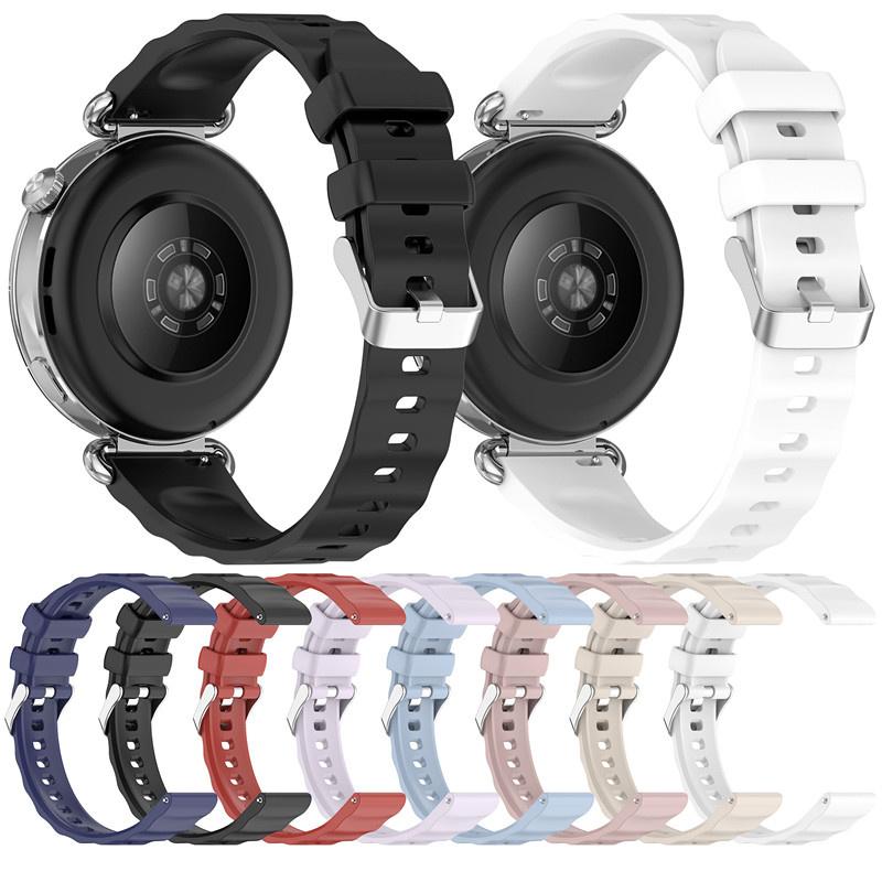 18mm Silicone Strap For Huawei Watch GT6 41mm Soft Sport WristBand for HUAWEI Watch GT4 GT5 41mm/GT5 Pro 42mm Watchband Bracelet