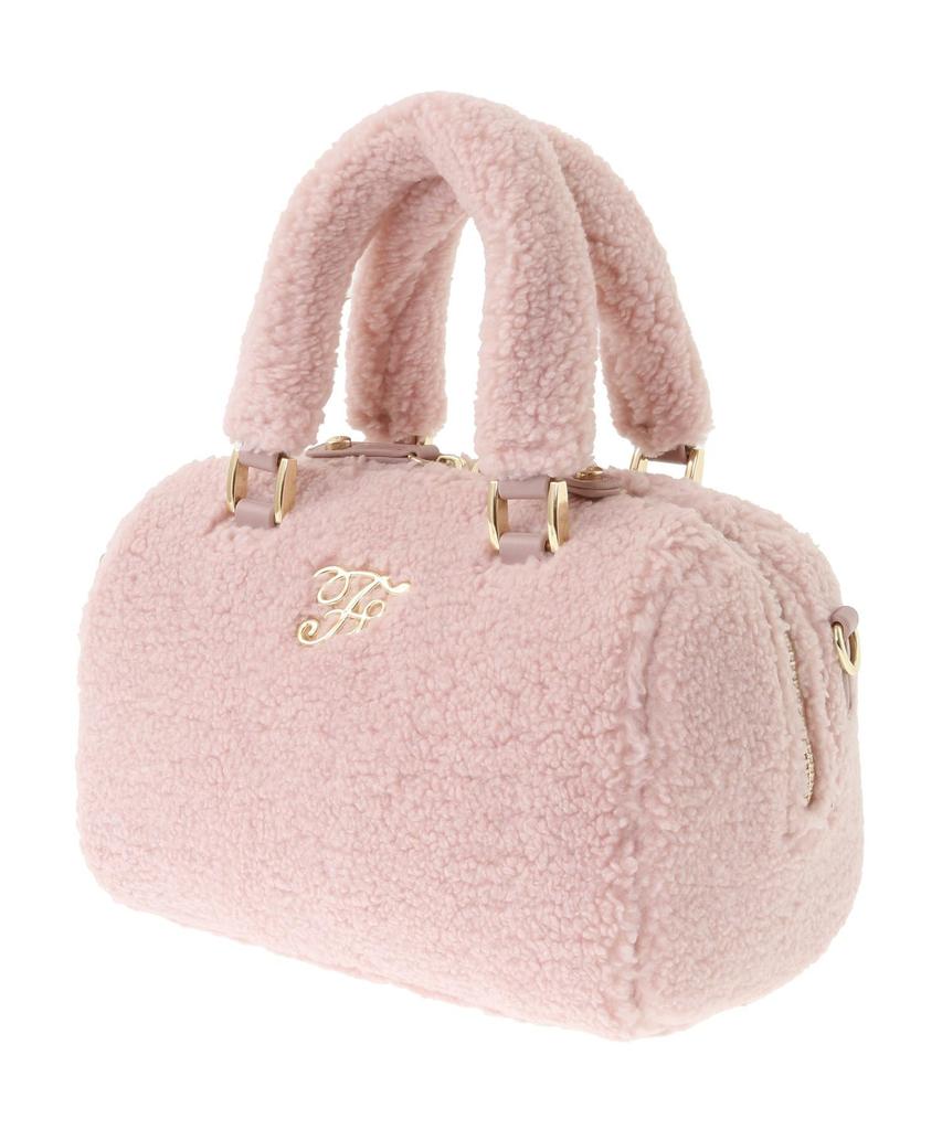 De Handtasche EC Limited Kunstfell Boston Bag Rosa [Maison Fleur] Damen