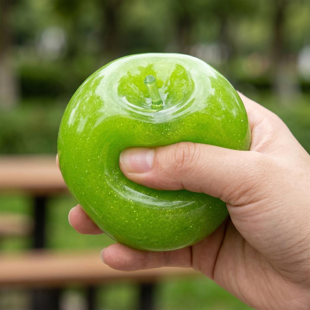 Apple Slushy Squeeze Toys Slow Rebound Colorful Fruits Fidgets Toy Sensory Decompression Toy For Teens Adults Stress Relieving