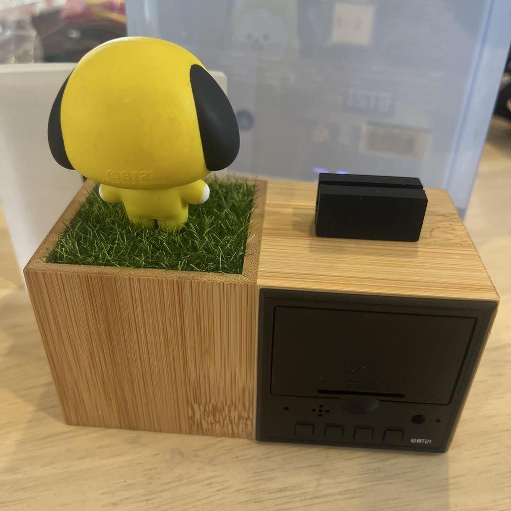 [USED] Not available in Japan, Korea official shop limited BT21 digital desk clock Chimmy