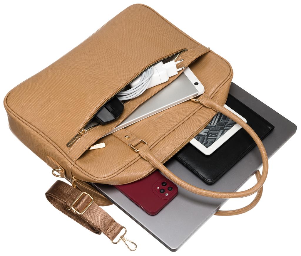 PTN 1294-9671 Beige eco laptop bag