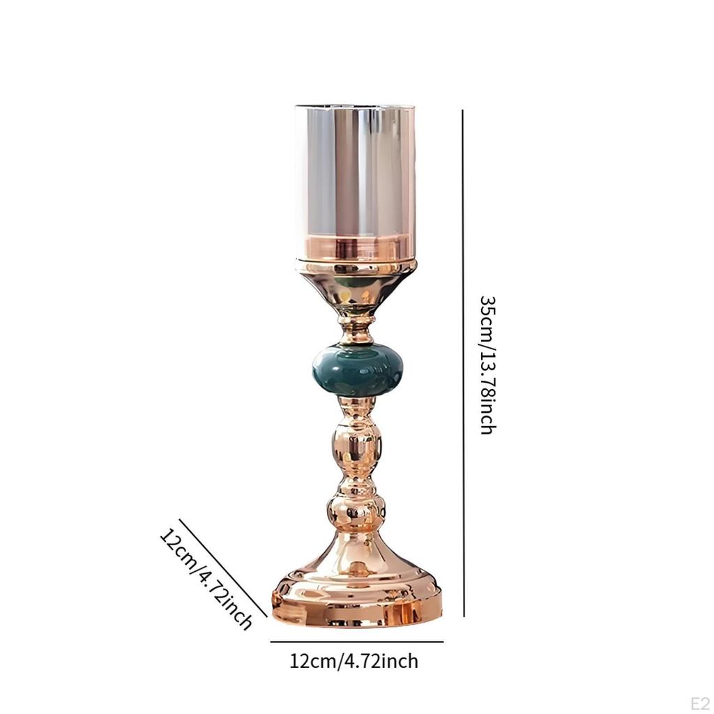 Europäischer Kerzenhalter, Kerzenständer Dekorativer Stabiler Ständer Kandelaber für Einweihung