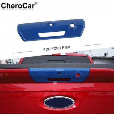 Ozdobna ramka klamki tylnej klapy zewnętrznej do Forda F-150 -23 niebieski