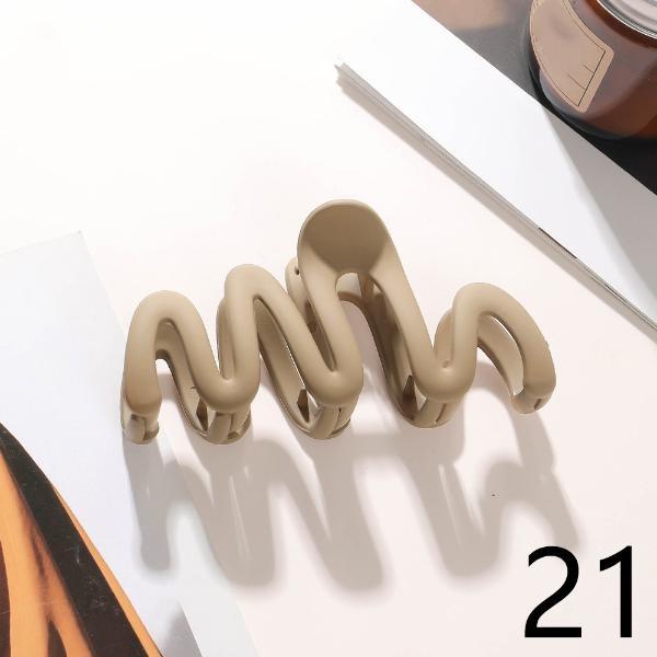 

Модная заколка для волос с высоким хвостом, чистый цвет, АБС-пластик, коготь для волос акулы, женская заколка на затылке, матовая заколка для девочек, противопровисающая прическа