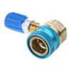 Car R1234YF Adapter Fitting Quick Coupler Air Conditioner Refrigerant Manifold-Gauge Hose Connector Coupling Adapter