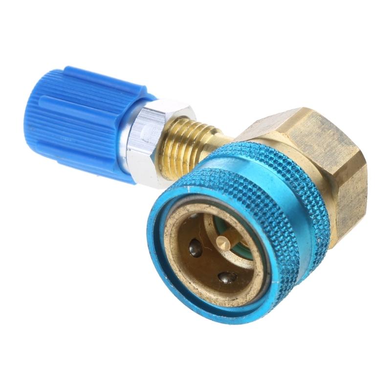 Car R1234YF Adapter Fitting Quick Coupler Air Conditioner Refrigerant Manifold-Gauge Hose Connector Coupling Adapter