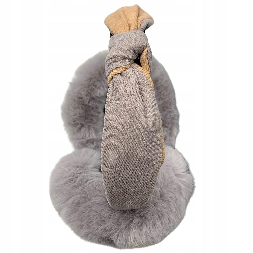 Winter Women's Earmuffs Ribbon Plush Warm Foldable Insulated