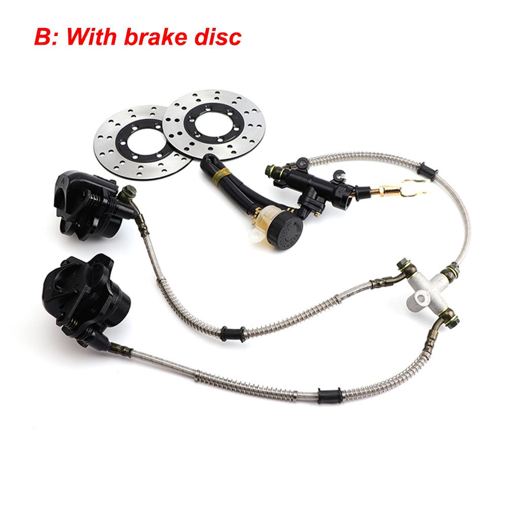 1 Set of Hydraulic Disc Brake Master Cylinder Foot Brake Pump Assembly, Suitable for 125cc To 250cc ATV Kart UTV Buggy Four-whee