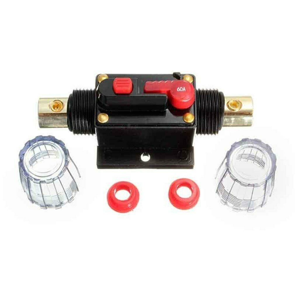 20-150AMP Circuit Breaker Solar Energy Inline 12V-24V DC Fuse Holder Reset