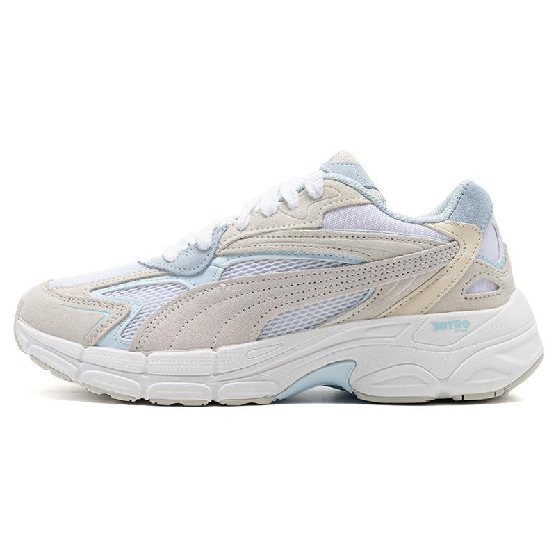 

New PUMA Teveris Nitro White Grey Icy Blue 388774-26 45