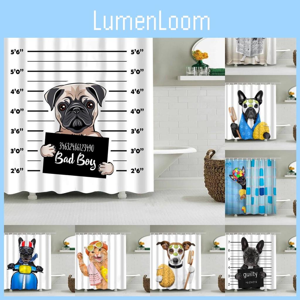 180cm X 80cm Shower Curtain For Pet Bathing Protect Your Bathroom Floors