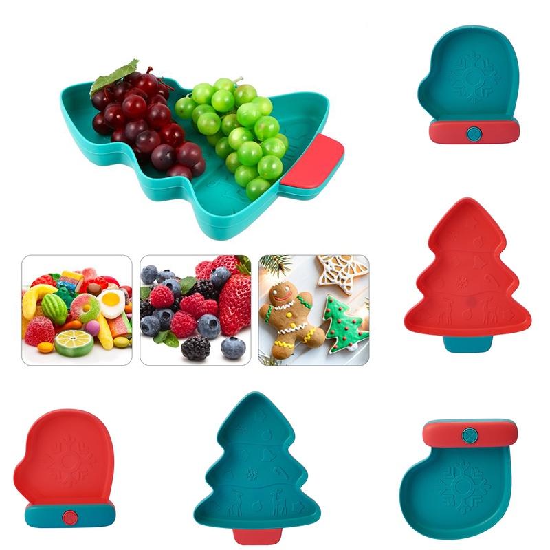 Spacious Christmas Candy Tray For Holiday Snacks Easy To Use And Environmentally Friendly