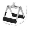 Row Handle Multi Purpose Strength Training Pull Down Handle Close Grip Cable Attachment with Spring Buckle
