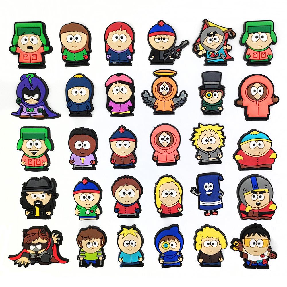 South Park Cartoon Clog Blumendekorationen - DIY Schuhschnallen-Accessoires