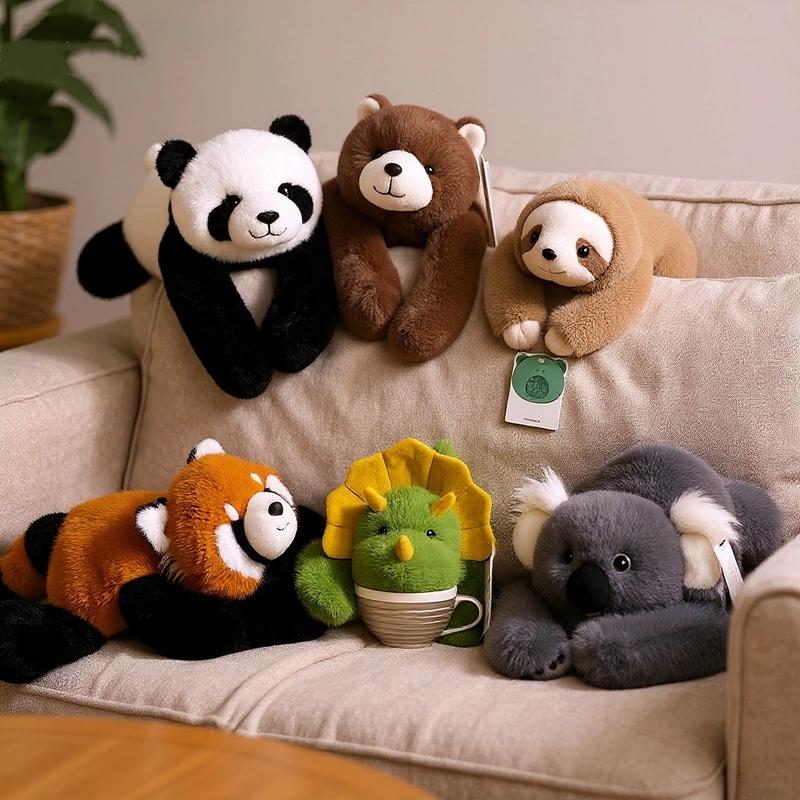 High-Quality Healing Companion Forest Animal Long Arm Panda Koala Sloth Animal Home Decoration Kawai Accompany Christmas Gifts
