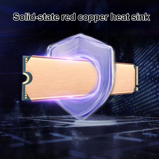 1Pc/Set Copper Heatsink Kit with Thermal Conductive Adhesive Tape Screw Tools TN80/42/30 M.2 NVMe 2280 2242 2230 SSD Radiator Solid State Drives