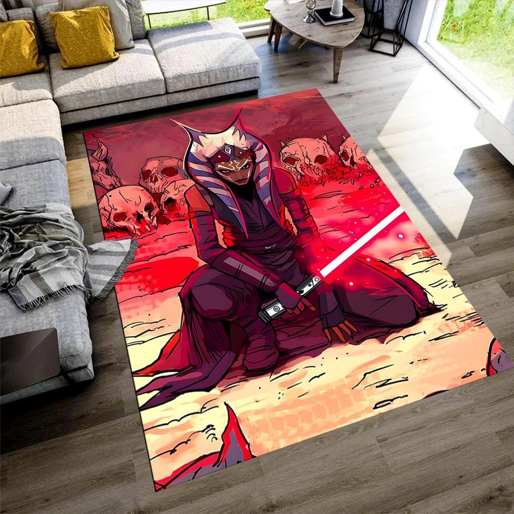 Star Wars Floor Rug Office Rug Suitable for Living Rooms Balcony Hallway Study room Anti-slip Rug Anime Office Decor