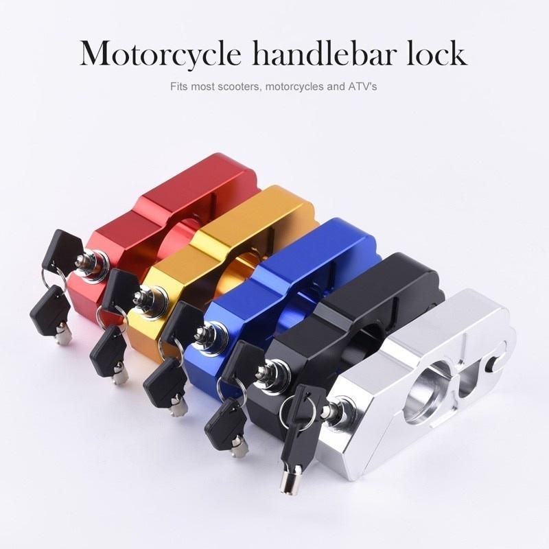 Outdoor Safety Locks Motorcycle Handlebar Grip Street Security It Scooter Atv Dirt Bikes Auto Helmet Lock