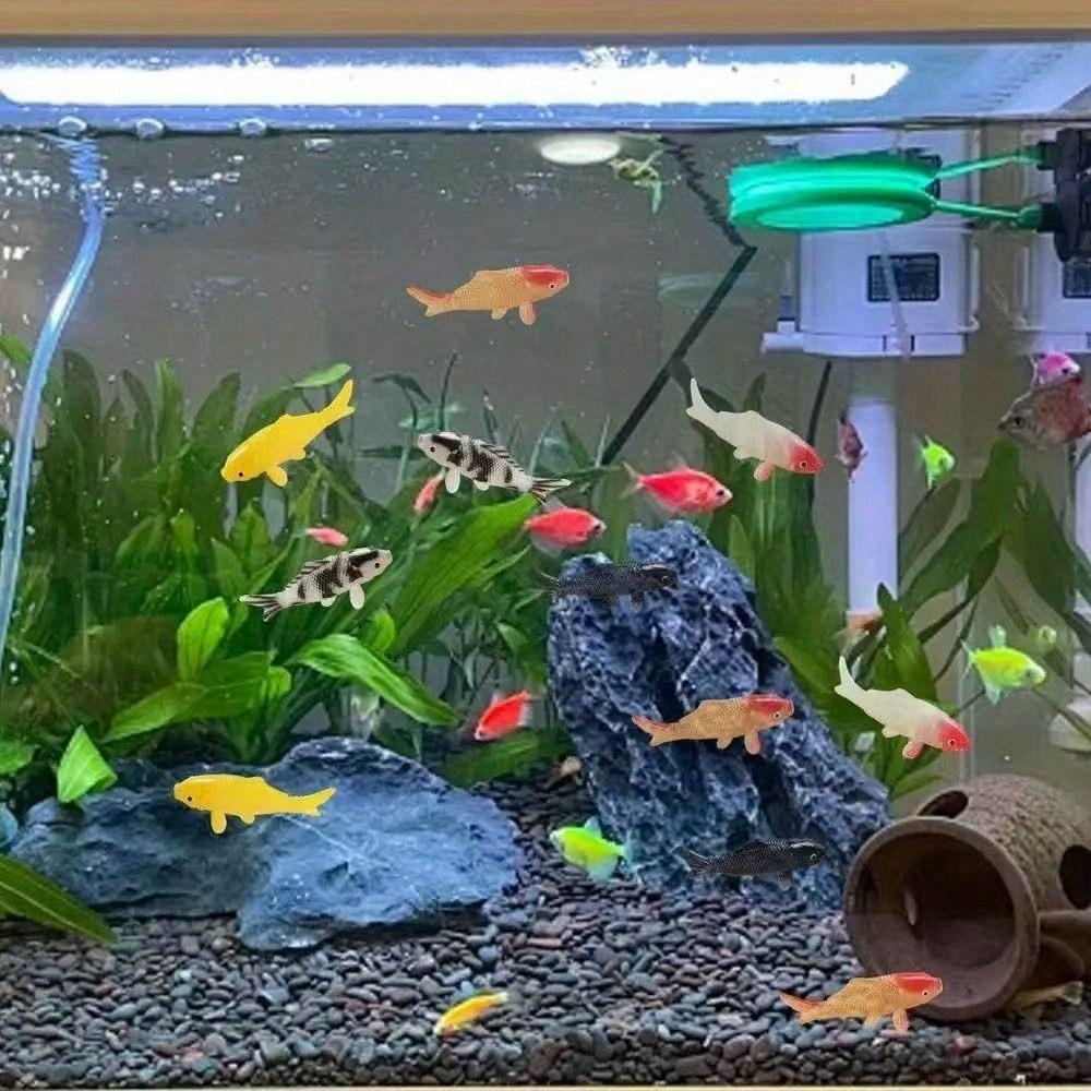 Lifelike Appearance Artificial Koi Fish Realistic Texture Goldfish Model  Aquarium Decoration