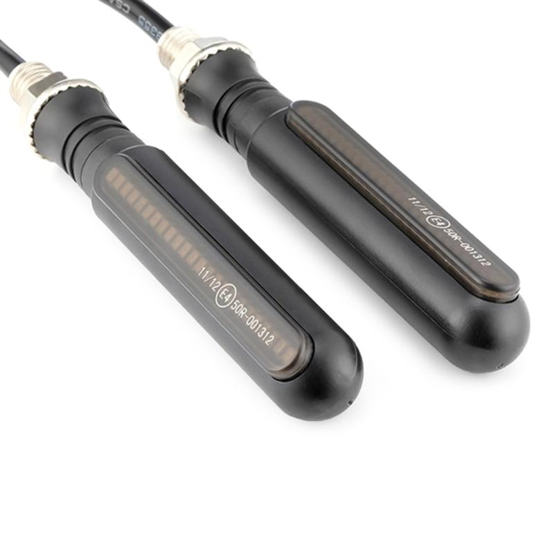 Universelle LED Motorrad Blinkerleuchte DRL Lauflicht Blinker Rücklicht Beleuchtung Indikator 1 Paar