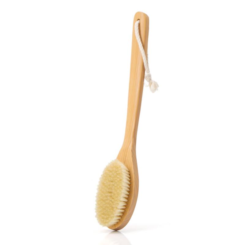 Long-Handle Boar Bristle Bath Brush