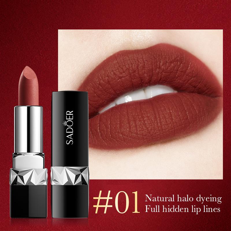 Matte Lipstick Luxury Velvet Lip Gloss Lip Glaze High Pigmented Long Lasting Lipstick Saturation Woman Makeup Lip Lipstick