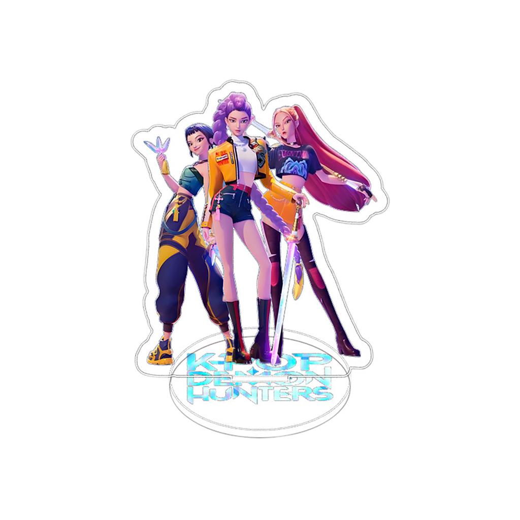 Blue Cat Transparent Double-Sided Acrylic Desktop Ornament