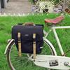 TOURBON Bicycle Pannier Bag, Double Side Bag, Water-Repellent Nylon, Large Capacity Rear Bag, Can be Used as a Shoulder Bag, Reflective Material, for