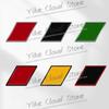 2Pcs German French Italian National Flag Tricolor Flag Emblem Car Styling 3D Metal Badge Body Side Trunk Self Adhesive Stickers
