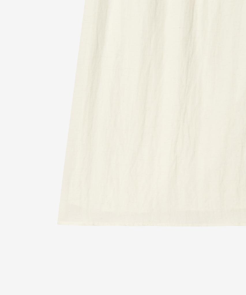 Basica Light Banding Slit Long Skirt (Beige)