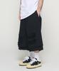 CARGOBROS Bio Length Bermuda Distressed Pants (Black)
