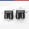 Stainless Steel Quad Exhaust Muffler with Carbon Fiber Tailpipe for 2020-2023 BMW G20/G28